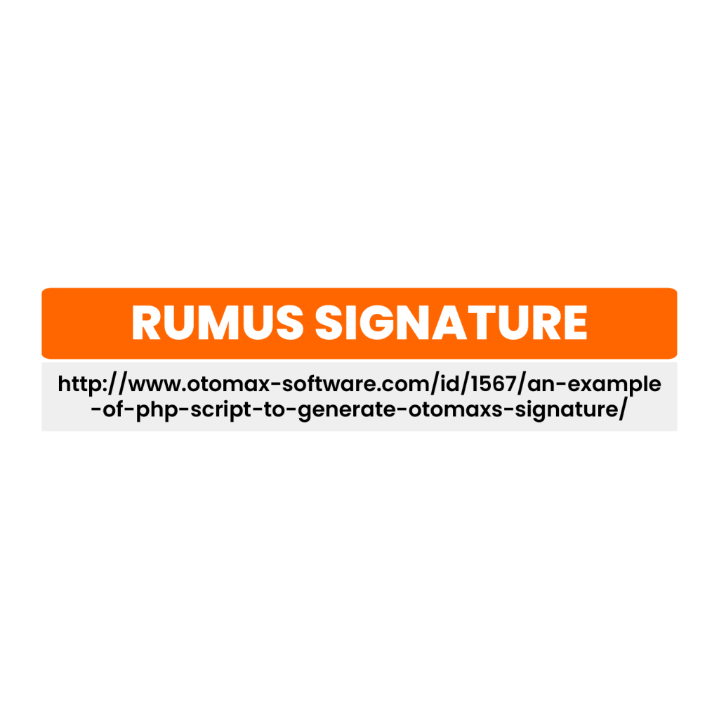 Rumus Signature