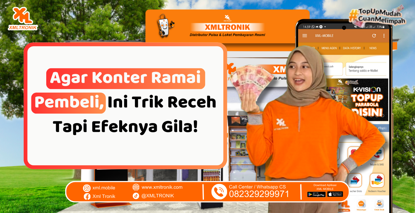 Agar Konter Ramai Pembeli