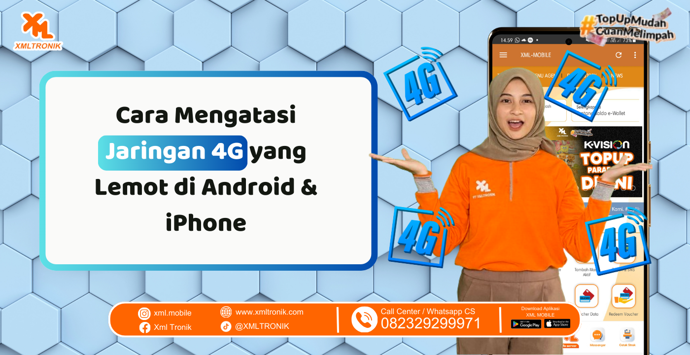 Cara Mengatasi Jaringan 4G yang Lemot di Android & iPhone