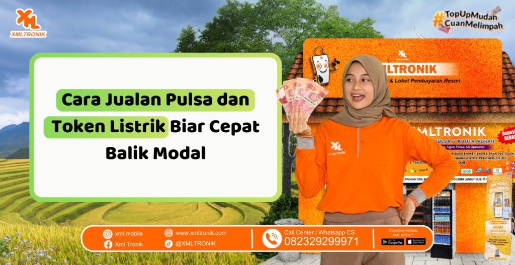 cara jualan pulsa dan token listrik