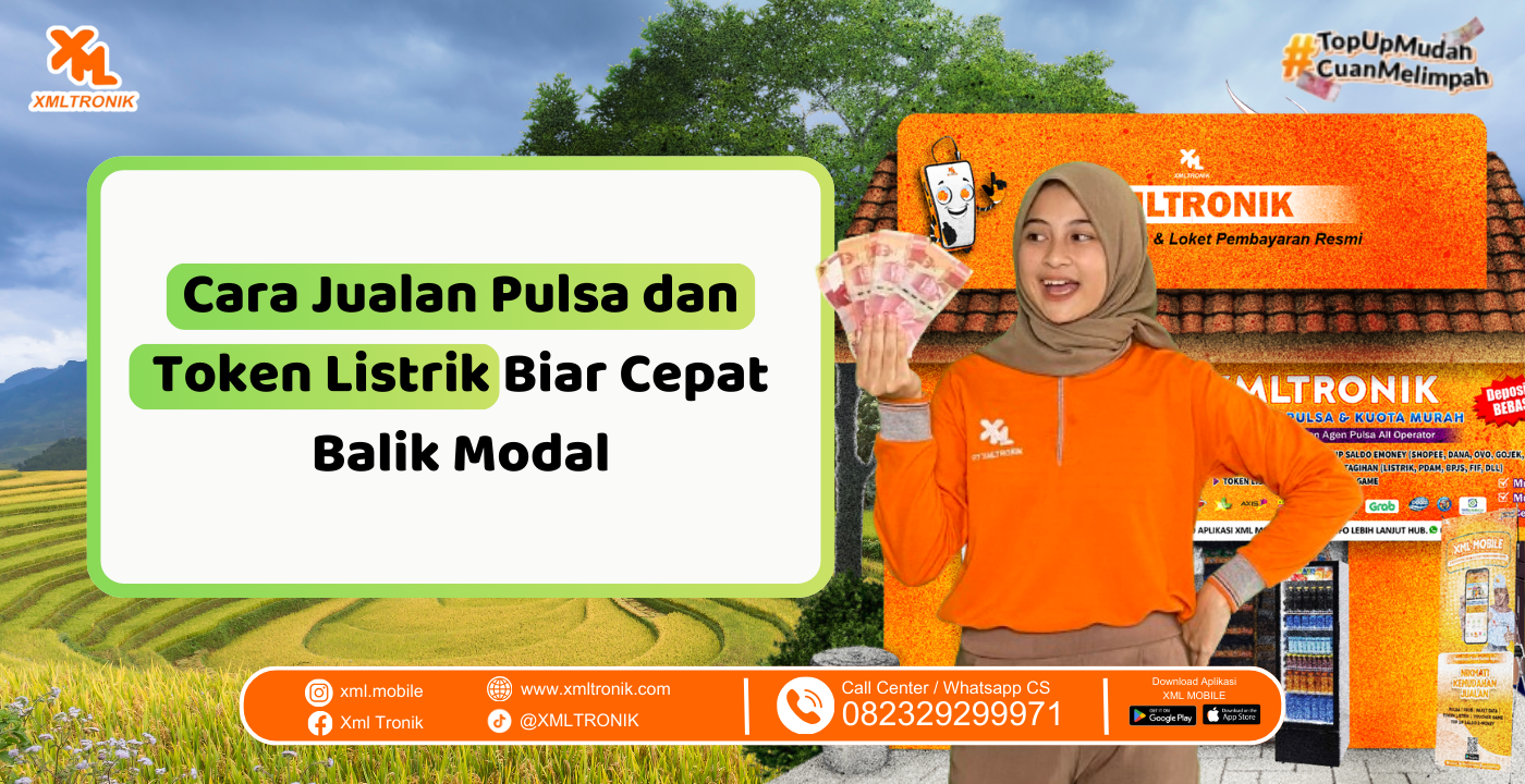 cara jualan pulsa dan token listrik