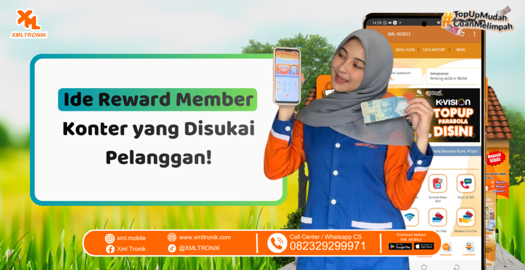 Ide reward member konter
