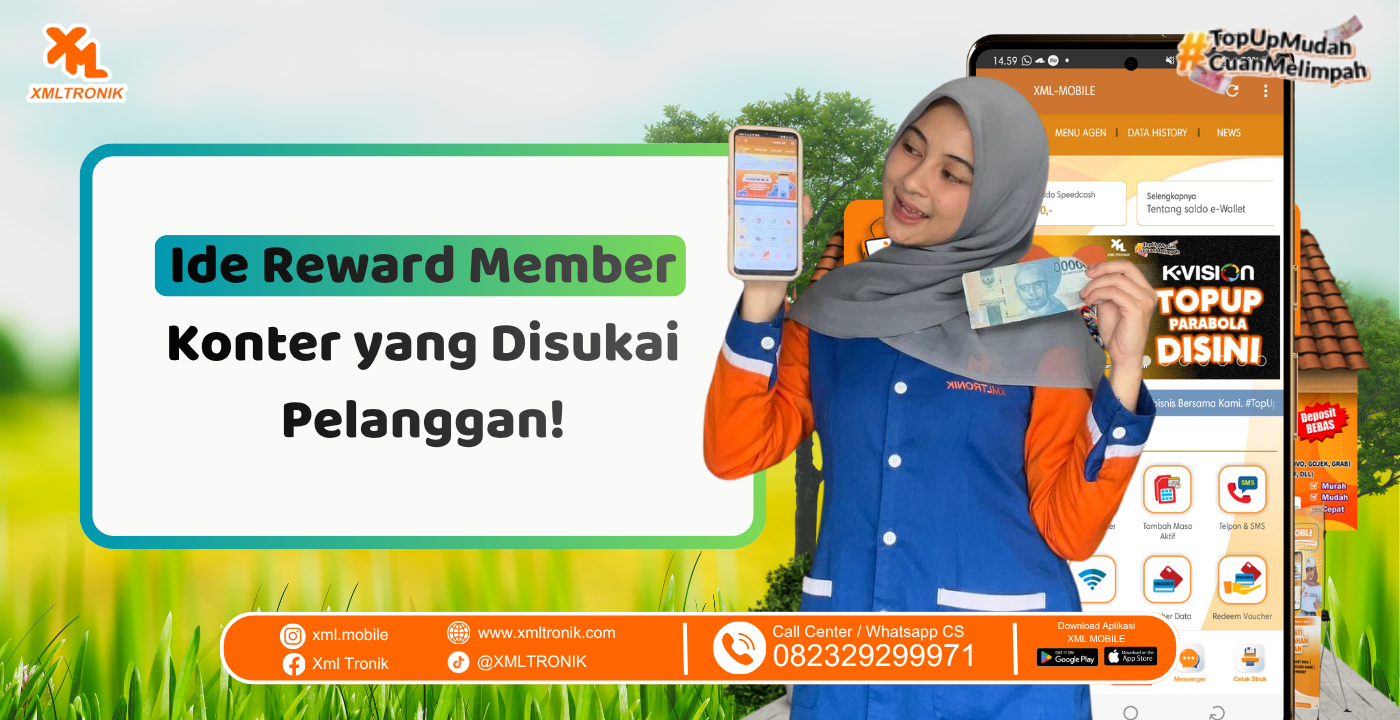 Ide reward member konter
